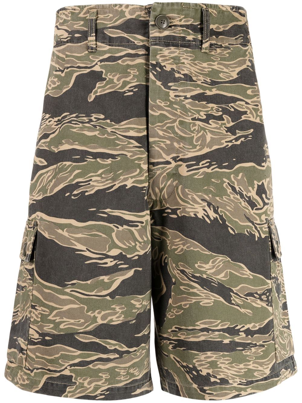 Maison-Kitsune Cargo Shorts Men Maharishi camouflage-print Cargo Shorts Green