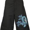 Maison-Kitsune Bermuda Shorts Men Maharishi graphic-print Bermuda Shorts Black