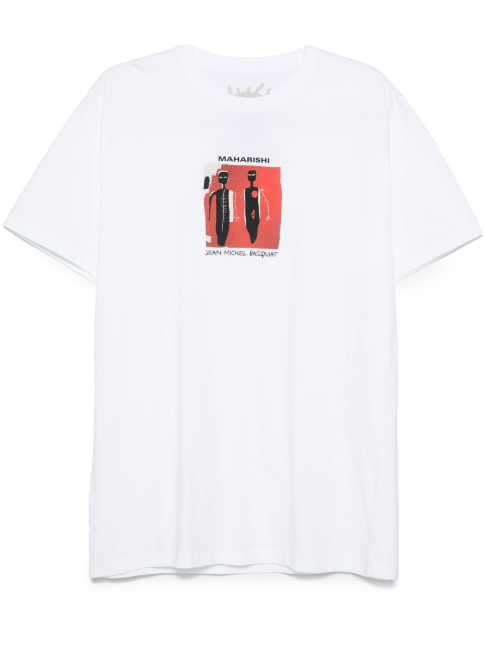 Maison-Kitsune Maharishi Maha Basquiat Nu-Nile T-shirt White Men T-Shirts