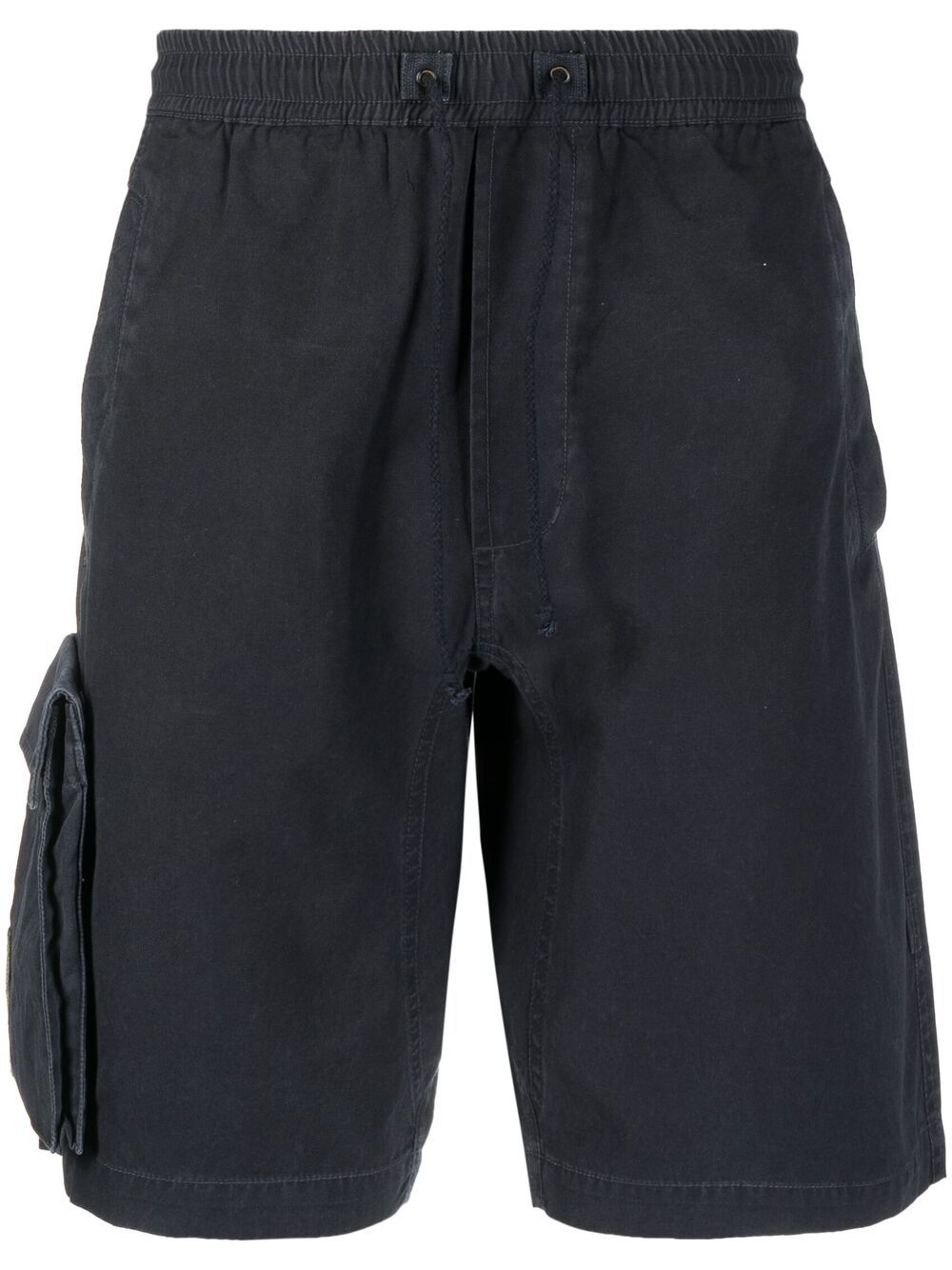 Maharishi drawstring-waist Cargo Shorts Black Maison-Kitsune Men Cargo Shorts