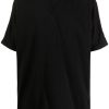 Maharishi crew-neck short-sleeve T-shirt Black Maison-Kitsune Men T-Shirts