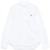 Men Shirts Maison-Kitsune Maison Kitsuné Mini Fox Head Shirt White