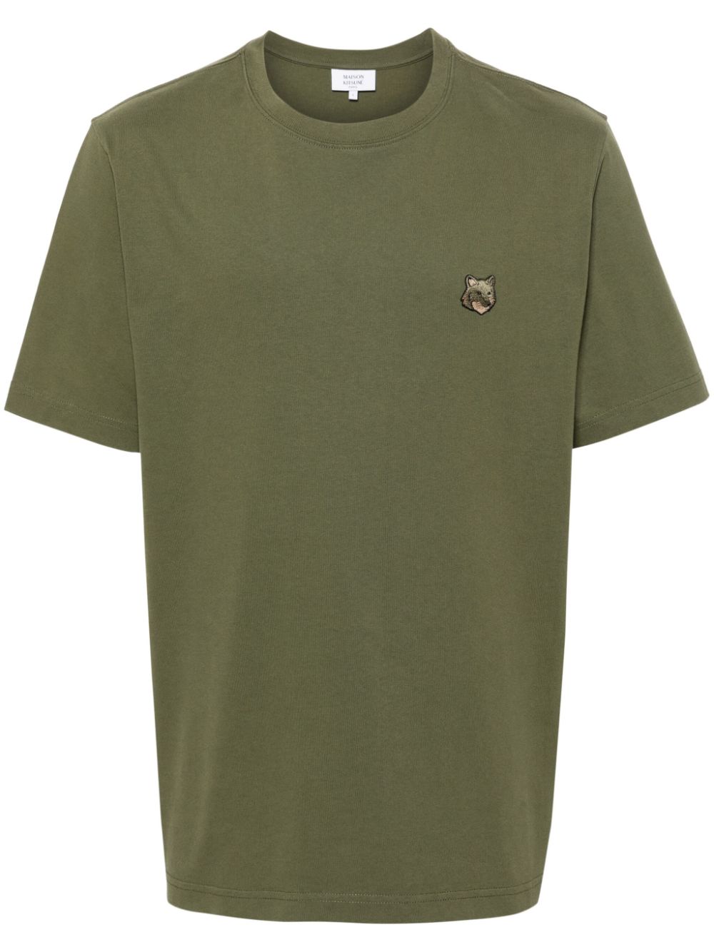 Maison Kitsuné Bold Fox Head T-shirt Green Maison-Kitsune Men T-Shirts