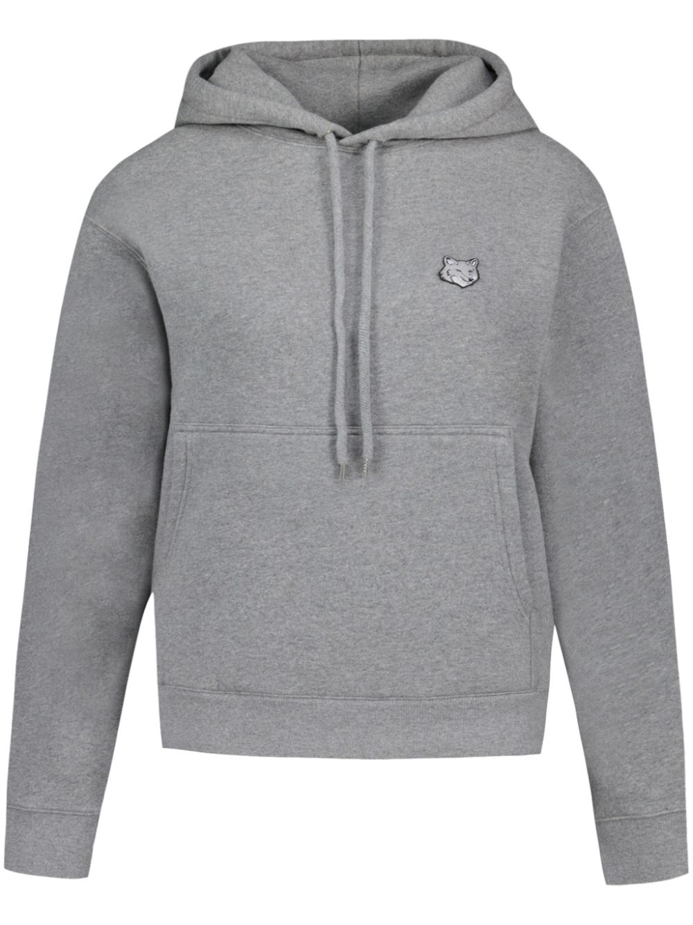 Men Hoodies Maison-Kitsune Maison Kitsuné Fox Head Hoodie Grey