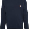 Maison Kitsuné Bold Fox Head Cotton Sweatshirt Blue Maison-Kitsune Men Sweatshirts