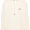 Maison-Kitsune Hoodies Men Maison Kitsuné Bold Fox Head Cotton Hoodie Neutrals
