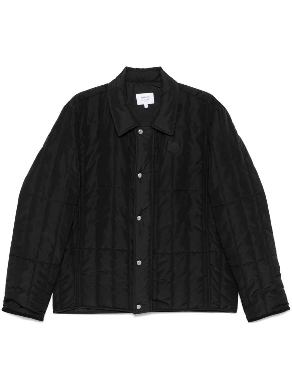 Maison-Kitsune Shirt Jackets Men Maison Kitsuné Quilted Jacket Black