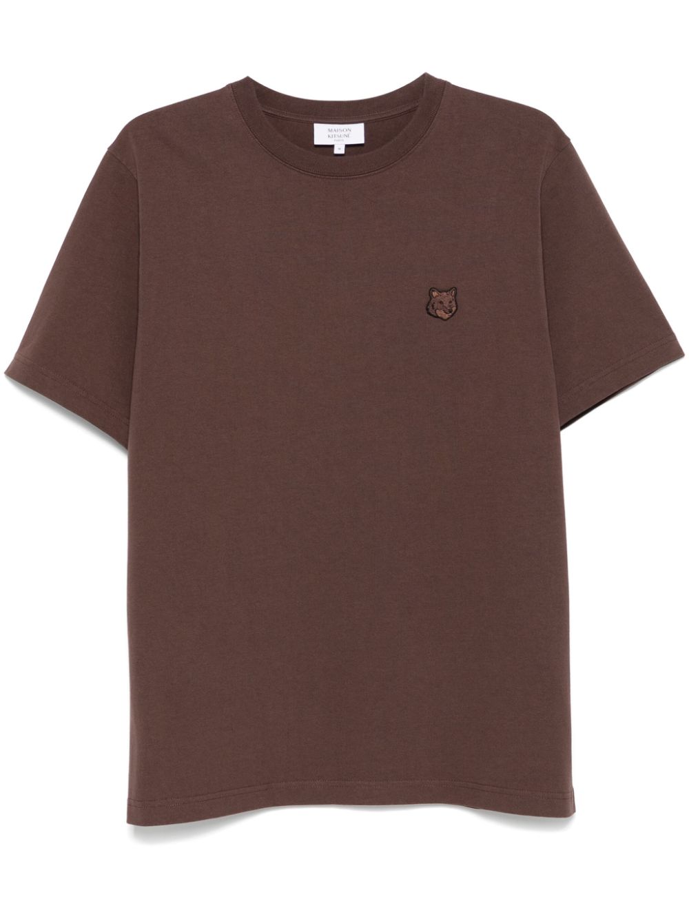 Men T-Shirts Maison-Kitsune Maison Kitsuné Bold Fox Head T-shirt Brown