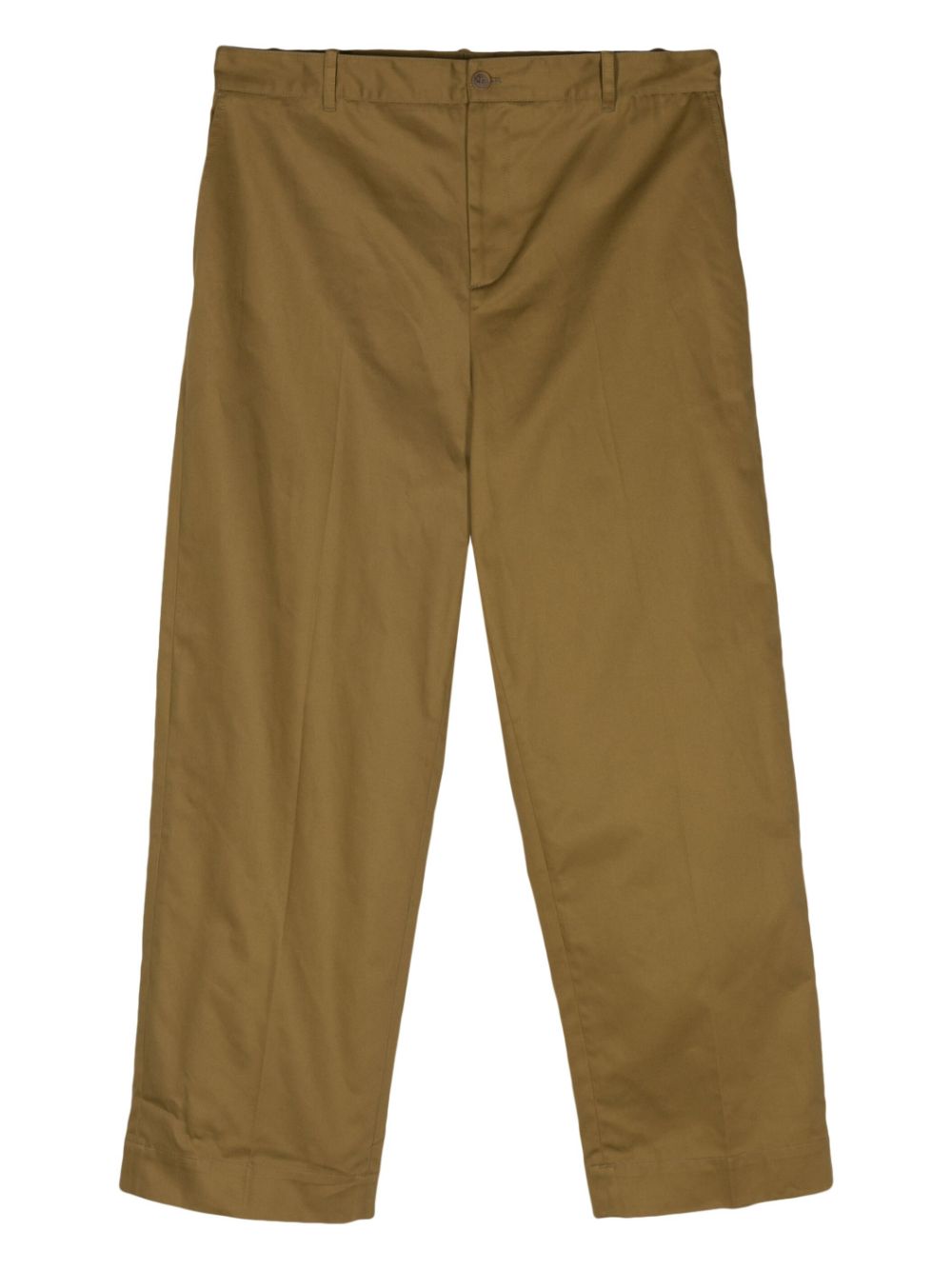 Men Chinos Maison-Kitsune Maison Kitsuné mid-rise straight-leg Chinos Green