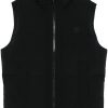 Maison-Kitsune Maison Kitsuné Padded Gilet Black Men Waistcoats & Gilets