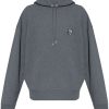 Maison Kitsuné Bold Fox Head Patch Oversize Hoodie Grey Men Hoodies Maison-Kitsune