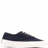 Men Low-Tops Maison-Kitsune Maison Kitsuné low-top Canvas Sneakers Blue