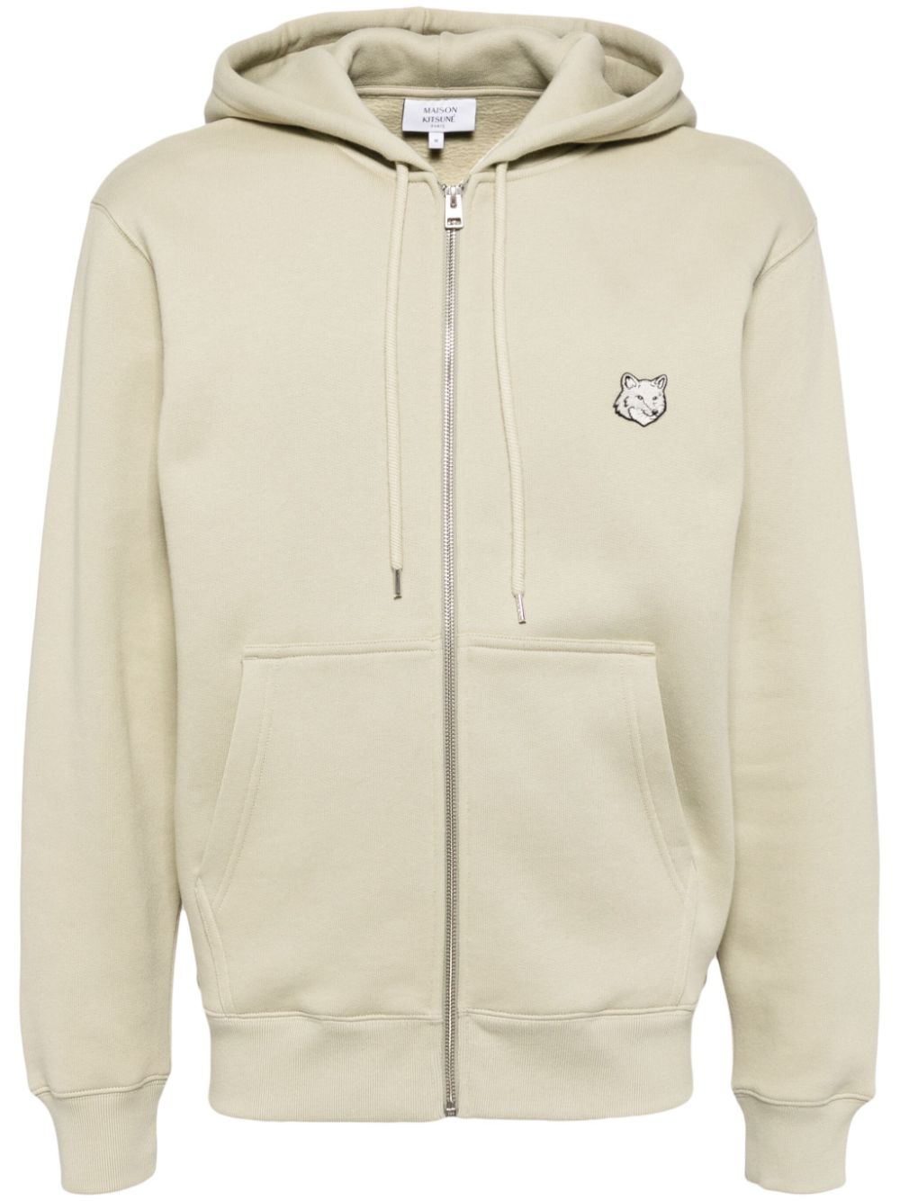 Maison Kitsuné Bold Fox Head Comfort Hooded Jacket Green Men Hooded Jackets Maison-Kitsune