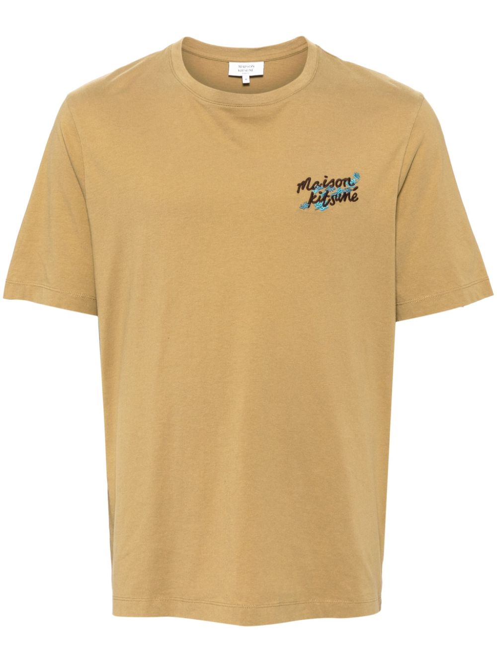 Maison-Kitsune T-Shirts Men Maison Kitsuné Handwriting Comfort T-shirt Neutrals