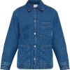 Maison Kitsuné Padded Workwear Denim Jacket Blue Men Denim Jackets Maison-Kitsune