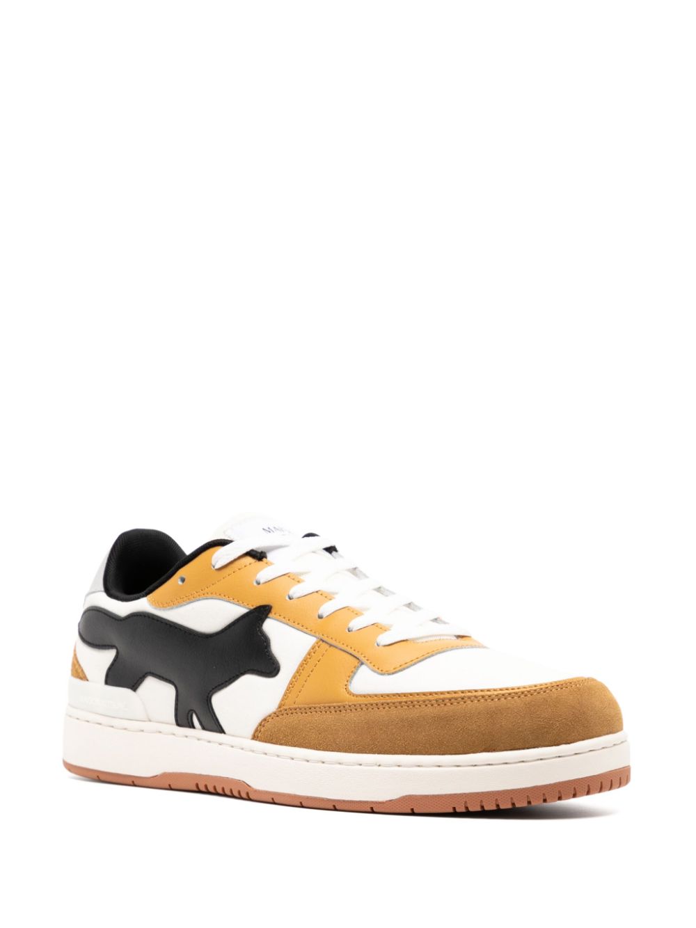 Maison Kitsuné Chiru Trainers Yellow Men Low-Tops Maison-Kitsune