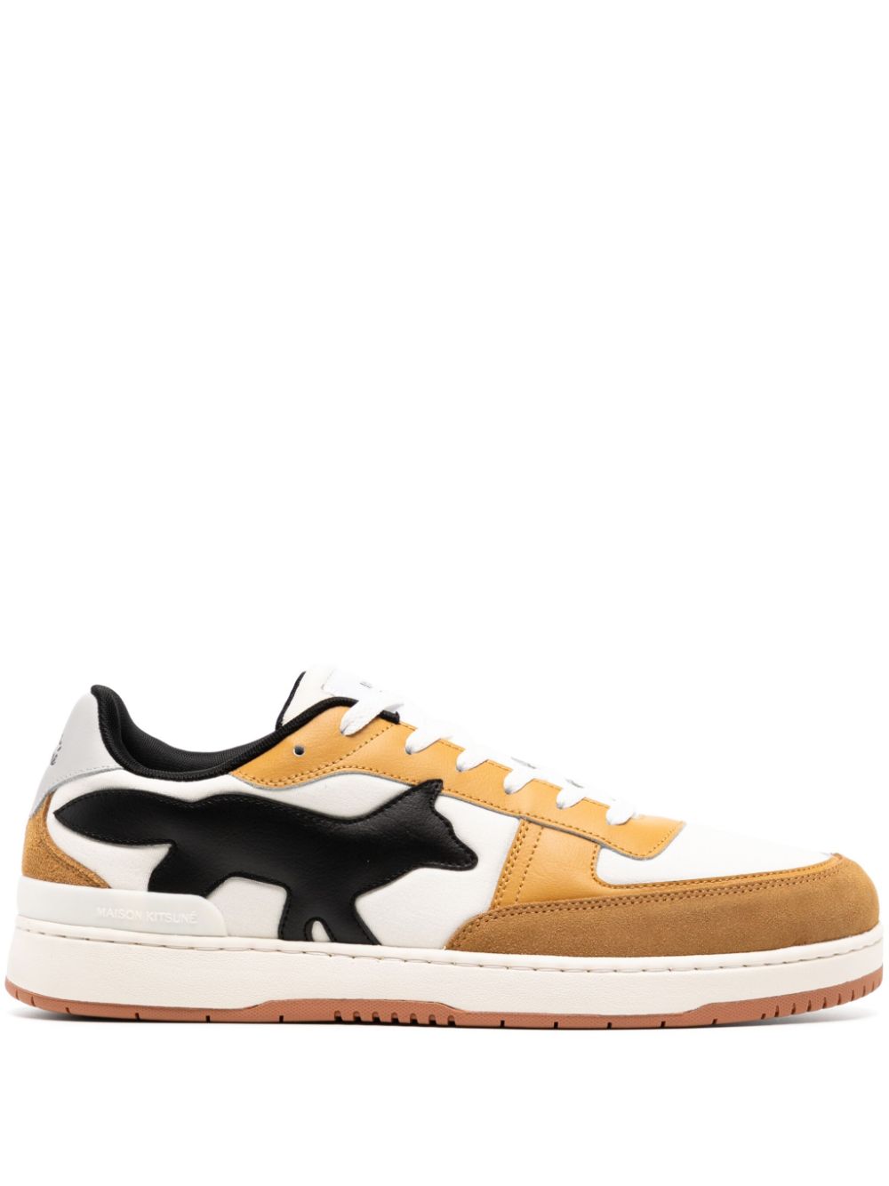 Maison Kitsuné Chiru Trainers Yellow Men Low-Tops Maison-Kitsune
