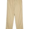 Maison-Kitsune Maison Kitsuné logo-embroidered tapered-leg Trousers Neutrals Men Tapered Pants