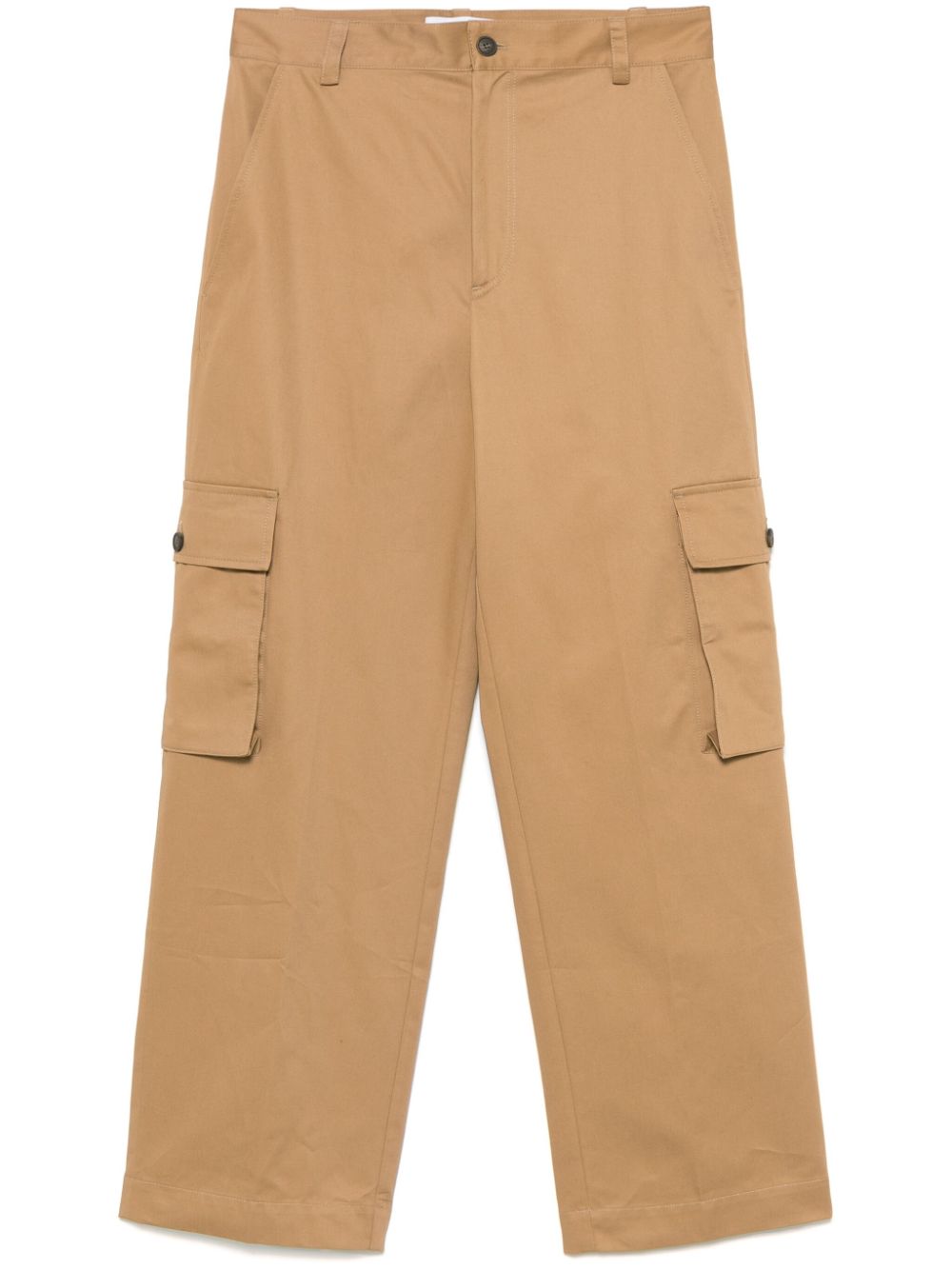 Men Chinos Maison-Kitsune Maison Kitsuné Cotton Cargo Pants Neutrals