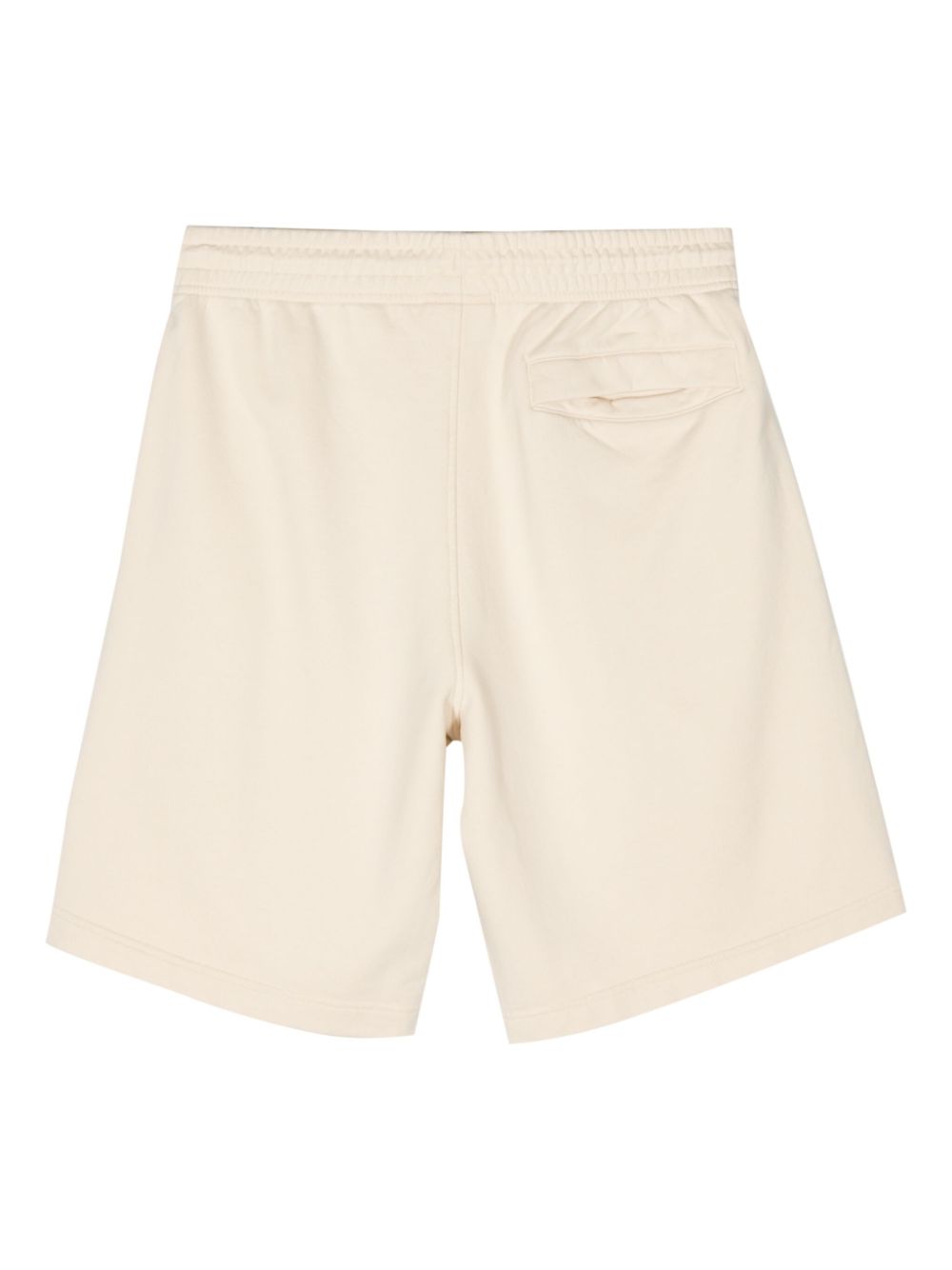 Maison Kitsuné fox-patch Track Shorts Neutrals Men Track & Running Shorts Maison-Kitsune