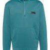 Maison Kitsuné Logo Patched Jacket Blue Men Sport Jackets & Windbreakers Maison-Kitsune