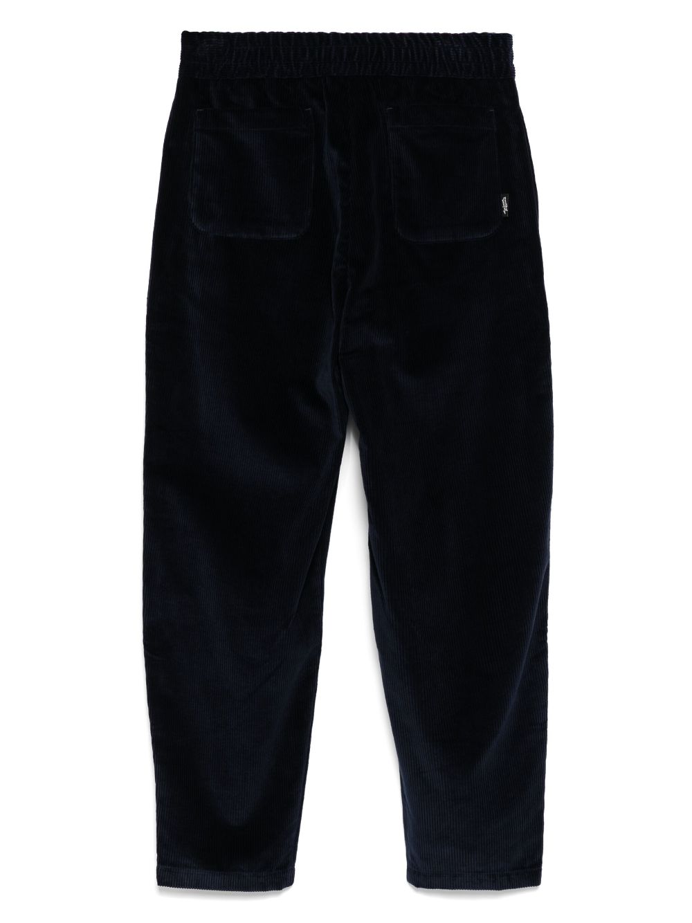 Maison Kitsuné Corduroy Trousers Blue Men Tapered Pants Maison-Kitsune
