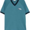Maison Kitsuné Flash Fox t-shirt Blue Men T-Shirts Maison-Kitsune