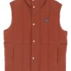 Maison-Kitsune Down Jackets Men Maison Kitsuné Fleece Collar Sleeveless Jacket Neutrals