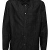 Maison-Kitsune Shirts Men Maison Kitsuné Cotton Shirt Blue