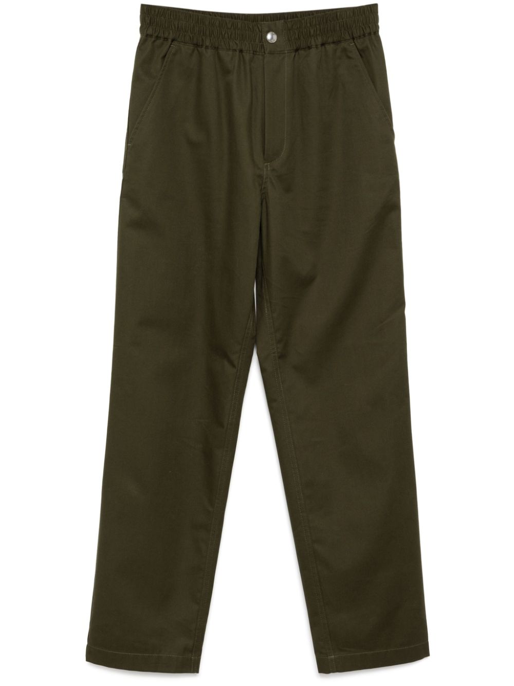 Maison Kitsuné Casual Pants Green Maison-Kitsune Men Regular-Fit & Straight Leg Pants
