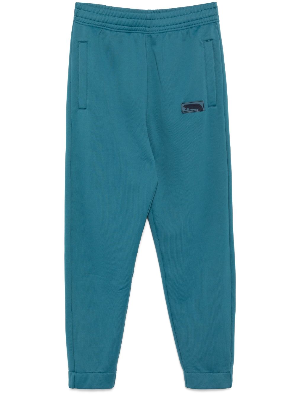 Men Sweatpants Maison-Kitsune Maison Kitsuné Flash Fox Patch Sweatpants Blue