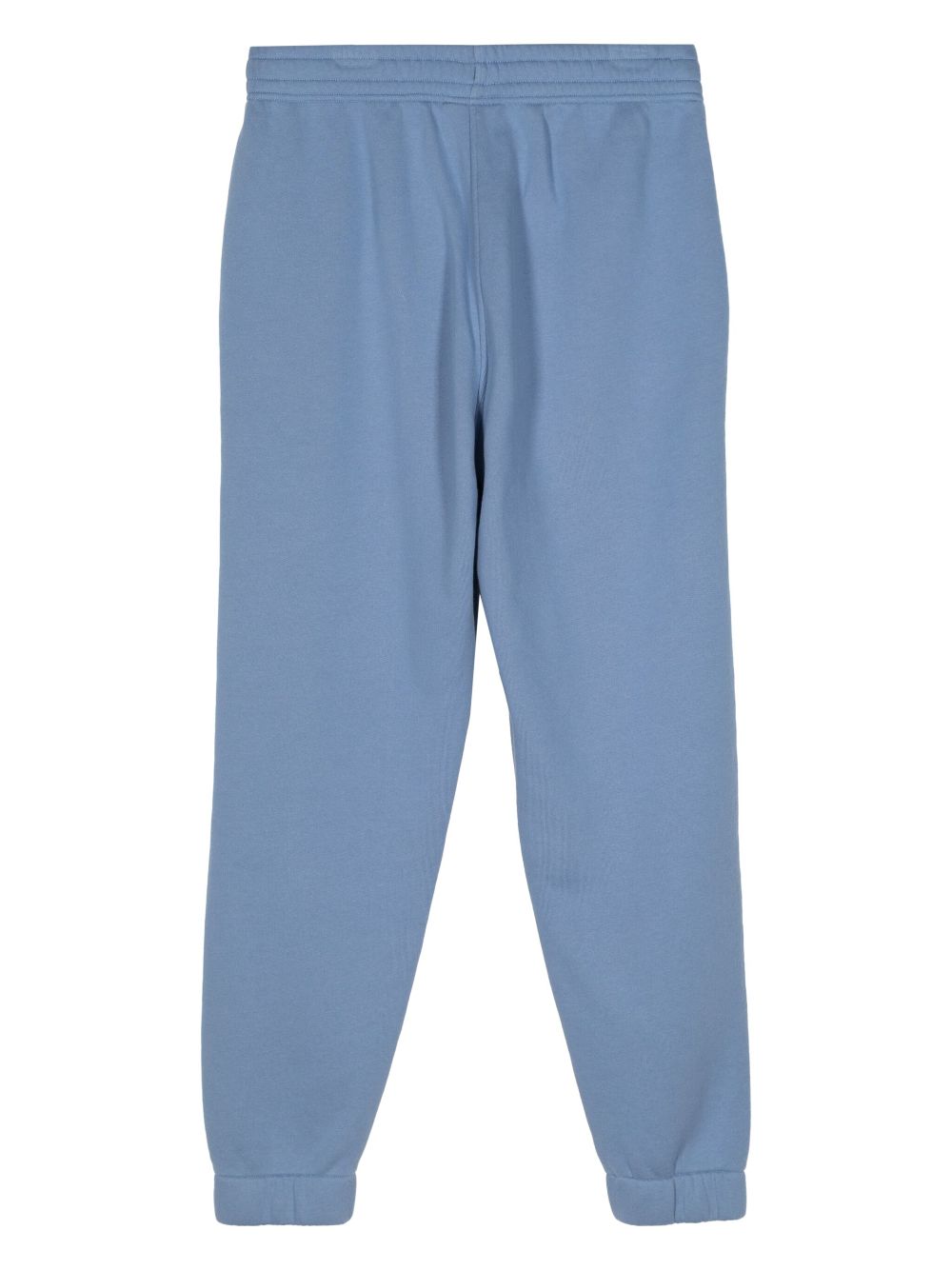 Maison Kitsuné Fox-appliqué Cotton Track Pants Blue Men Sweatpants Maison-Kitsune