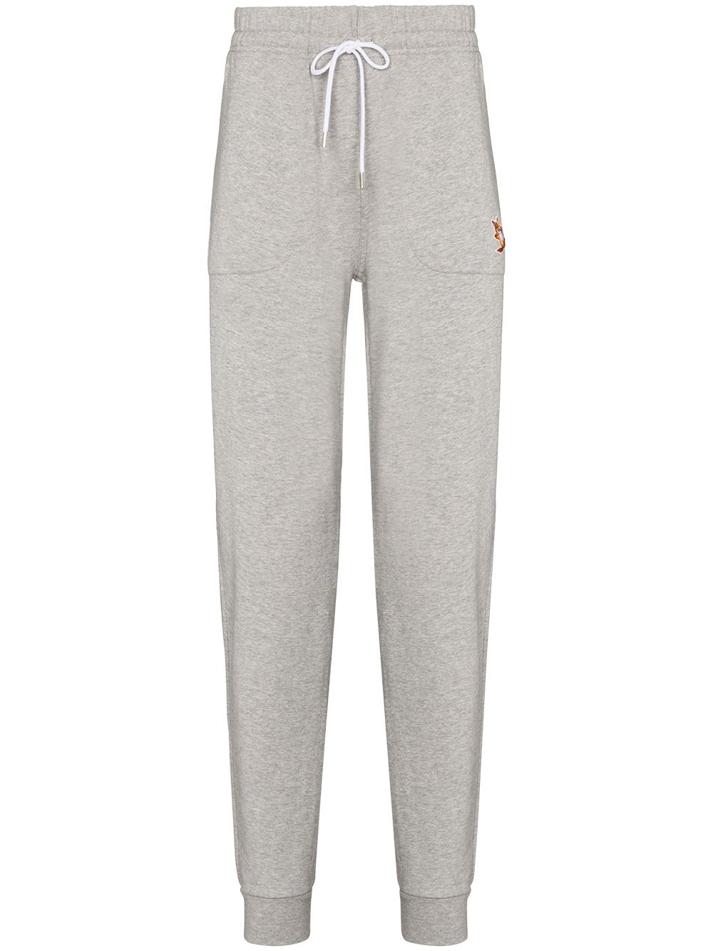 Maison-Kitsune Sweatpants Men Maison Kitsuné Chillax Fox Tapered Track Pants Grey