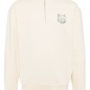 Men Sweatshirts Maison-Kitsune Maison Kitsuné fox-motif Cotton Sweatshirt Neutrals