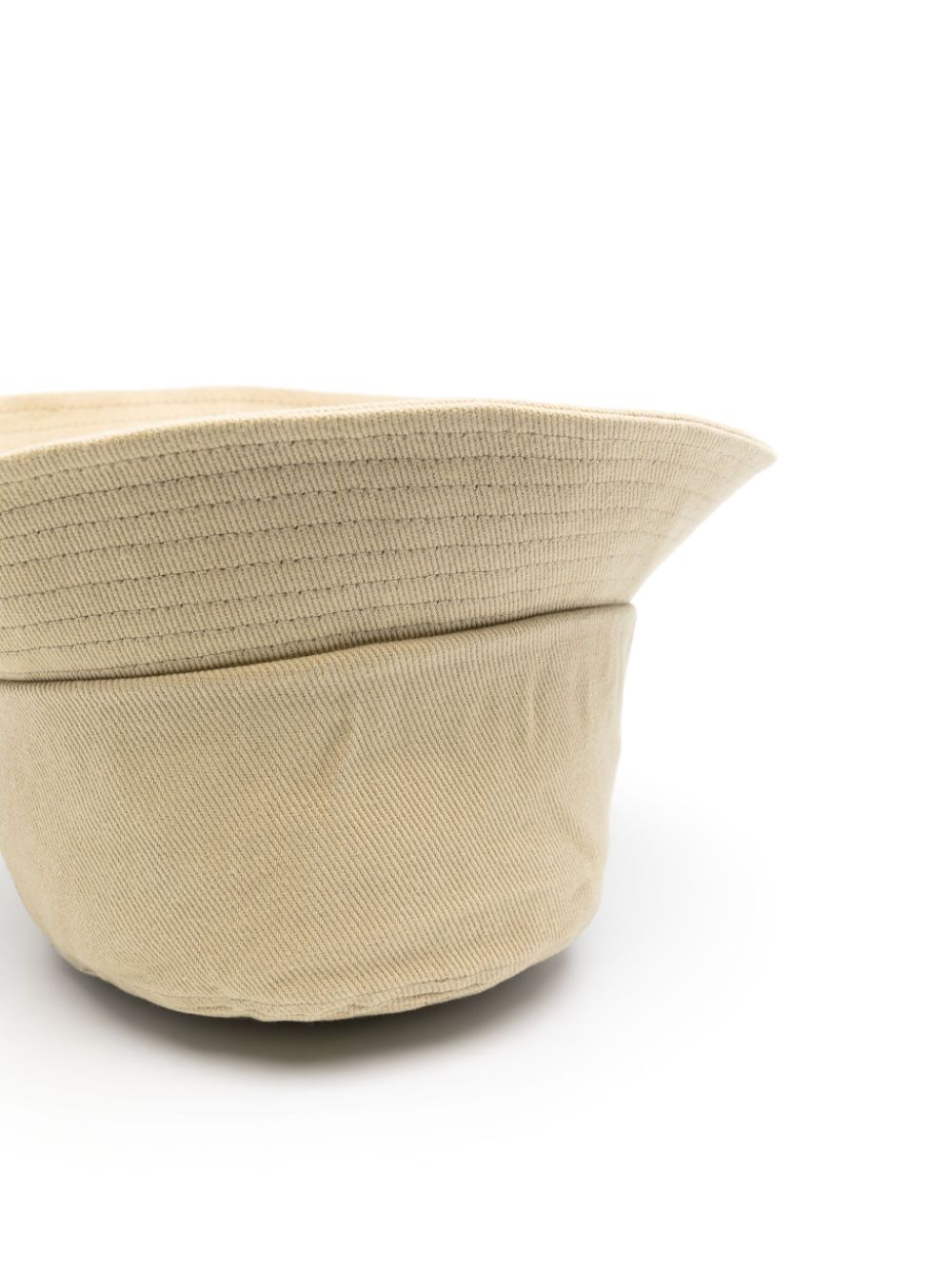 Maison Kitsuné Fox-motif Cotton Bucket Hat Neutrals Men Hats Maison-Kitsune