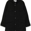 Maison-Kitsune Down Jackets Men Maison Kitsuné Hooded Parka Black