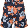 Maison Kitsuné floral-print Ripstop Shorts Blue Maison-Kitsune Men Deck Shorts