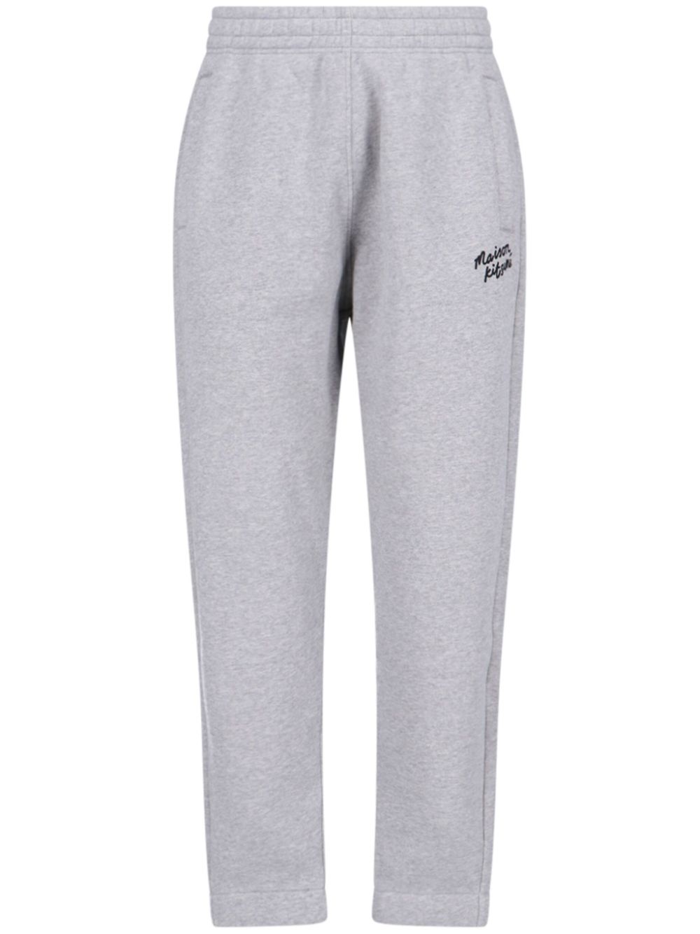 Men Sweatpants Maison-Kitsune Maison Kitsuné Handwriting Logo Track Pants Green