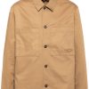 Maison-Kitsune Maison Kitsuné Cotton Shirt Brown Men Shirts