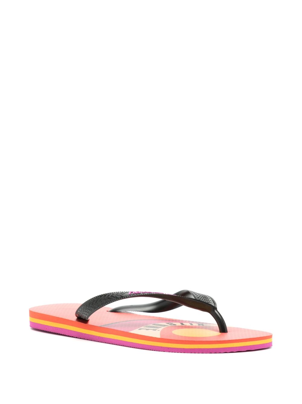 Men Flip Flops & Slides Maison-Kitsune Maison Kitsuné x Havaianas Wave Flip Flops Red