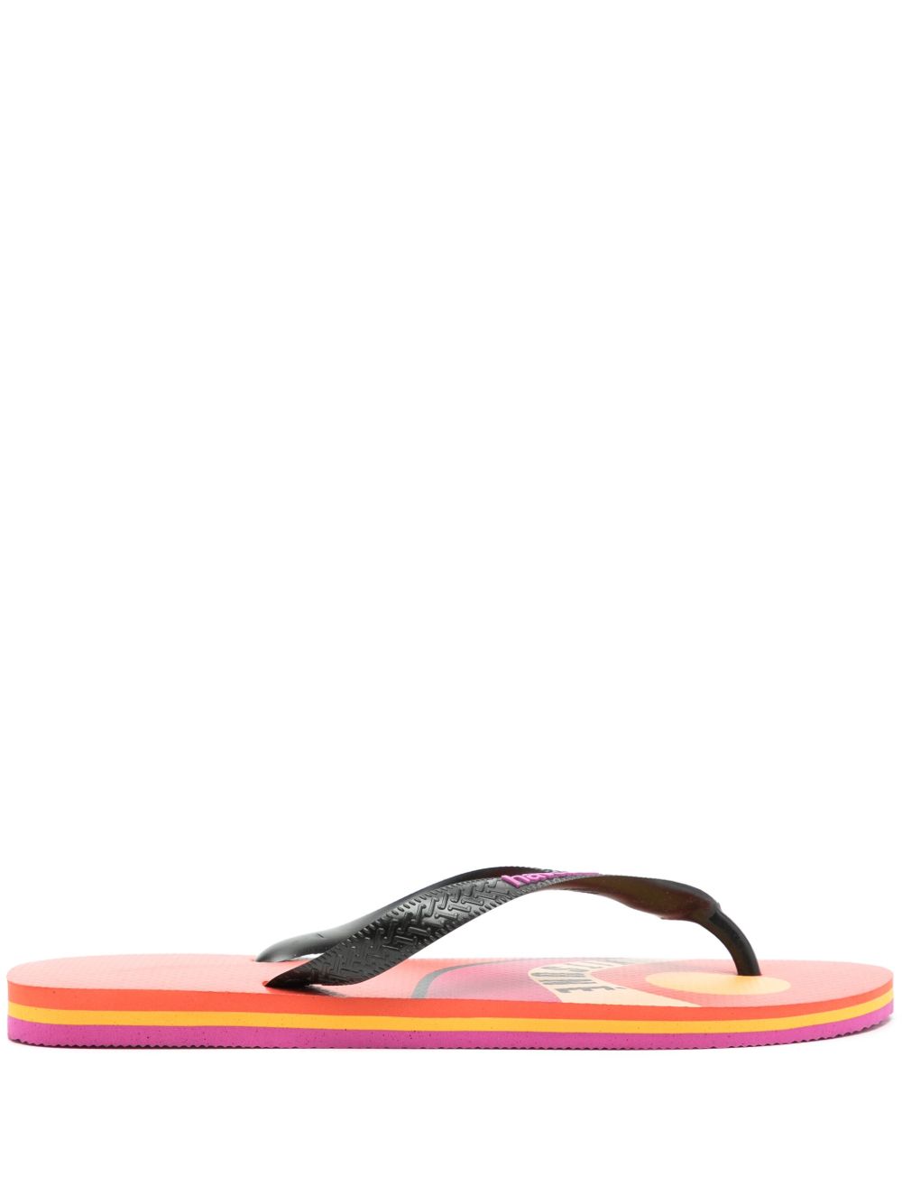 Men Flip Flops & Slides Maison-Kitsune Maison Kitsuné x Havaianas Wave Flip Flops Red