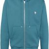 Maison Kitsuné Bold Fox Head Patch Comfort Hooded Jacket Blue Maison-Kitsune Men Hooded Jackets