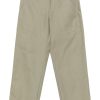 Maison-Kitsune Maison Kitsuné Workwear Trousers Green Men Regular-Fit & Straight Leg Pants