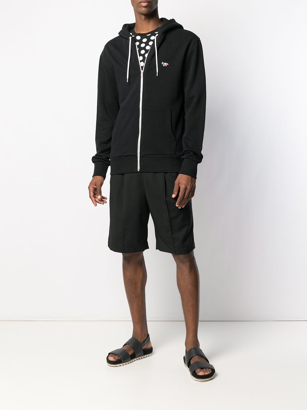Maison Kitsuné Classic Hoodie Black Men Hoodies Maison-Kitsune