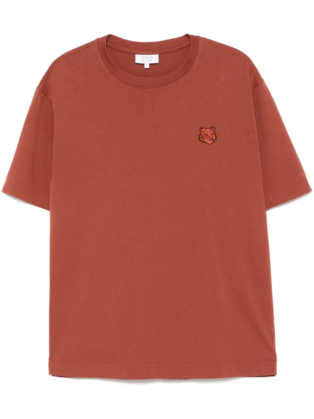 Maison-Kitsune T-Shirts Men Maison Kitsuné Fox Head t-shirt Neutrals