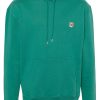 Maison-Kitsune Maison Kitsuné Fox Head Cotton Hoodie Green Men Hoodies