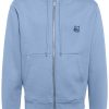 Maison-Kitsune Maison Kitsuné Bold Fox Cotton Jacket Blue Men Hooded Jackets