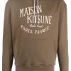 Maison-Kitsune Maison Kitsuné Palais Royal Classic Hoodie Green Men Hoodies