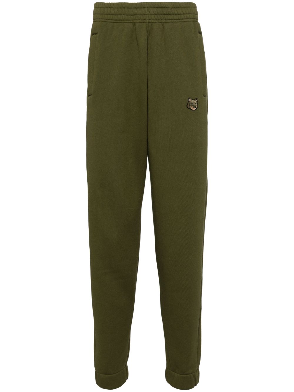 Men Sweatpants Maison-Kitsune Maison Kitsuné Signature Fox Motif Track Pants Green
