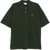 Maison-Kitsune Polo Shirts Men Maison Kitsuné Bold Fox Head Patch Comfort Polo Shirt Green